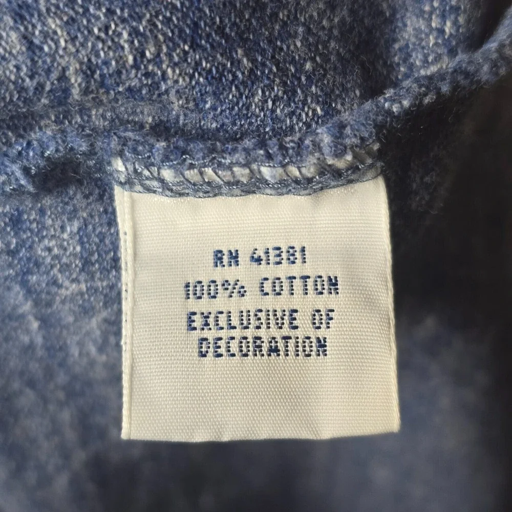 Polo‎ Ralph Lauren T-Shirt Blue Melange & Yellow Logo size XL